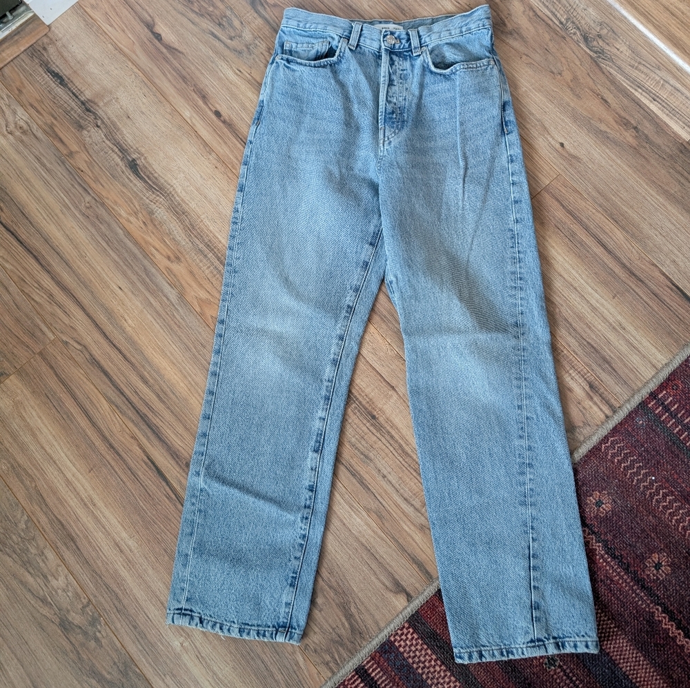 Mango Straight leg High waist jean
